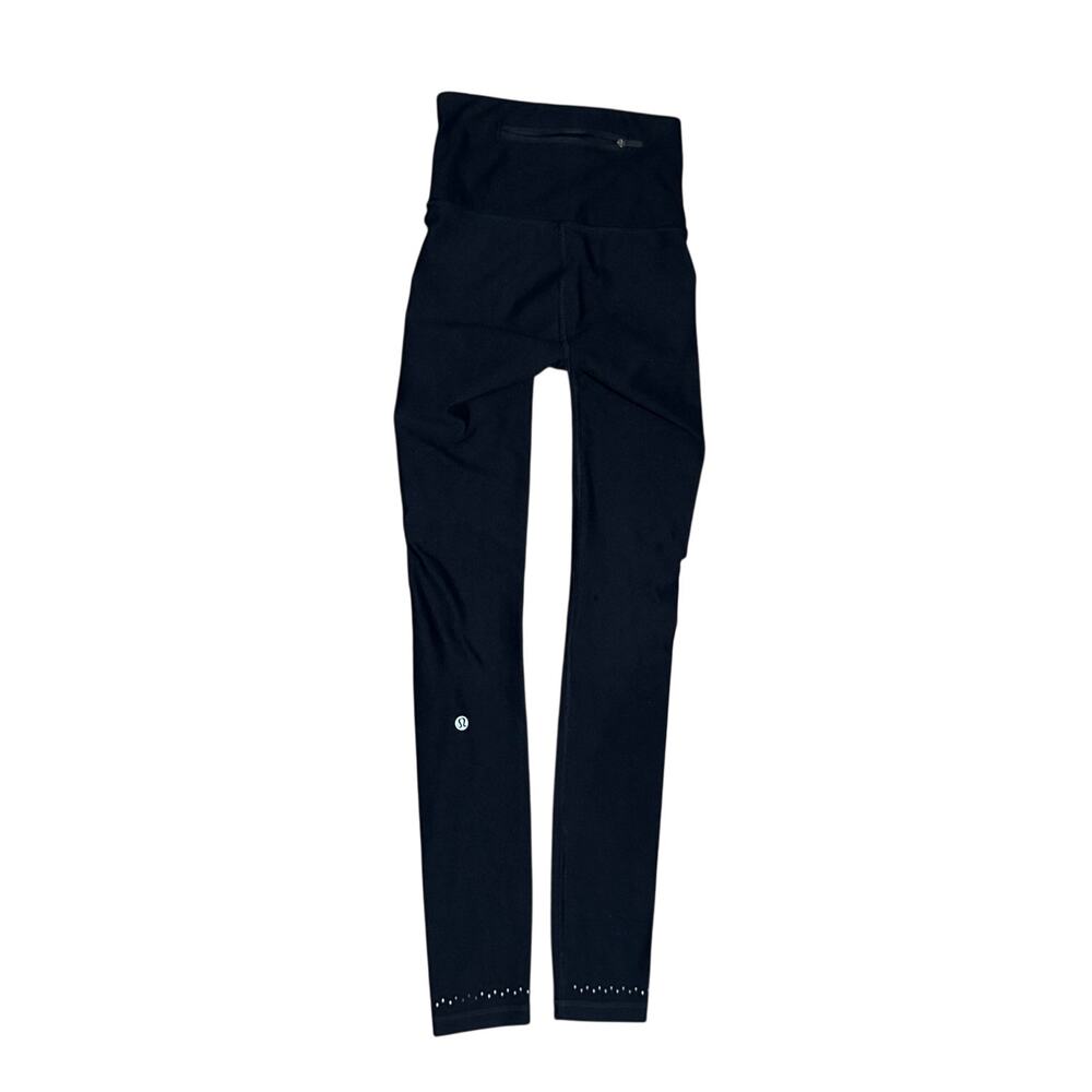 Lululemon zoned in tights leggings - black size 2 excellent condition - Picture 2 of 9